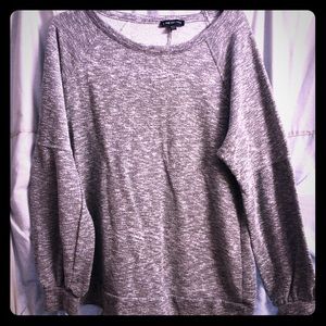 Lane Bryant Gray Bell Sleeve Sweater.